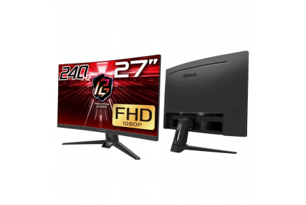 Monitor ASRock Phantom Gaming PG27F15RS1A 68,58 cm (27″) FHD VA LED HDR10 240 Hz ukrivljen