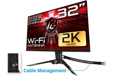 Monitor ASRock Phantom Gaming PG32QF2B 80 cm (31,5″) Quad-HD VA LED HDR400 165Hz FreeSync