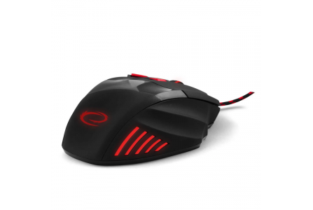 ESPERANZA žična gaming miška 7D optična MX201 WOLF rdeča