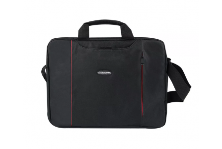 Torba za prenosnik 39,6 cm (15,6″) Esperanza SALERNO Toploader črno/rdeča