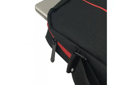 Torba za prenosnik 39,6 cm (15,6″) Esperanza SALERNO Toploader črno/rdeča