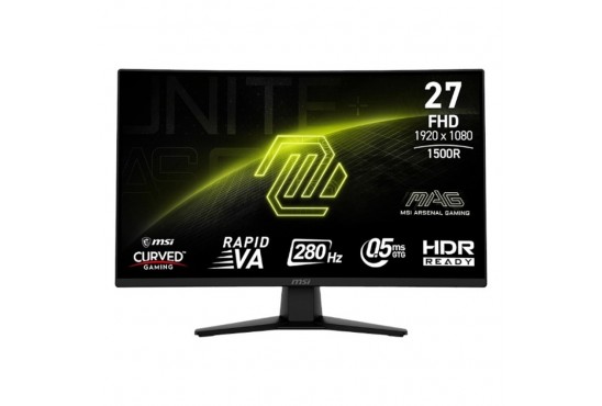 Monitor Gaming MSI MAG 274cxf 68,6 cm (27″) FHD VA LED 280 Hz FreeSync ukrivljen