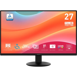 Monitor MSI Pro MP272L 68,6 cm (27″) FHD IPS LED 100 Hz