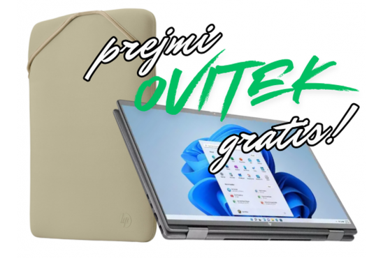Prenosnik HP Envy x360 16-ad0005nx | Touch + ovitek HP zaščitni reverzibilen črni/zlati