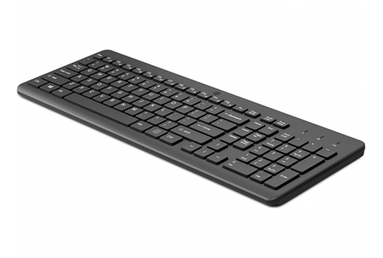 Tipkovnica brezžična HP 220 2,4 GHz črna