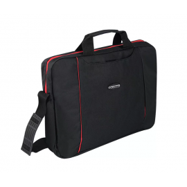 Torba za prenosnik 39,6 cm (15,6″) Esperanza SALERNO Toploader črno/rdeča
